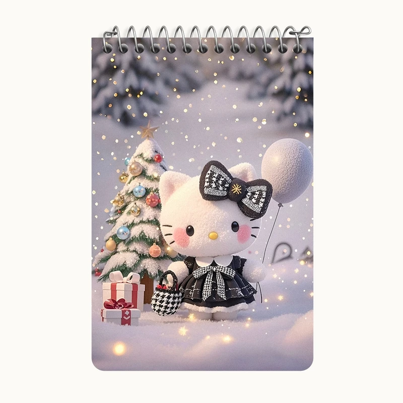 دفتر یادداشت 50 برگ خندالو طرح هلو کیتی کد F10303