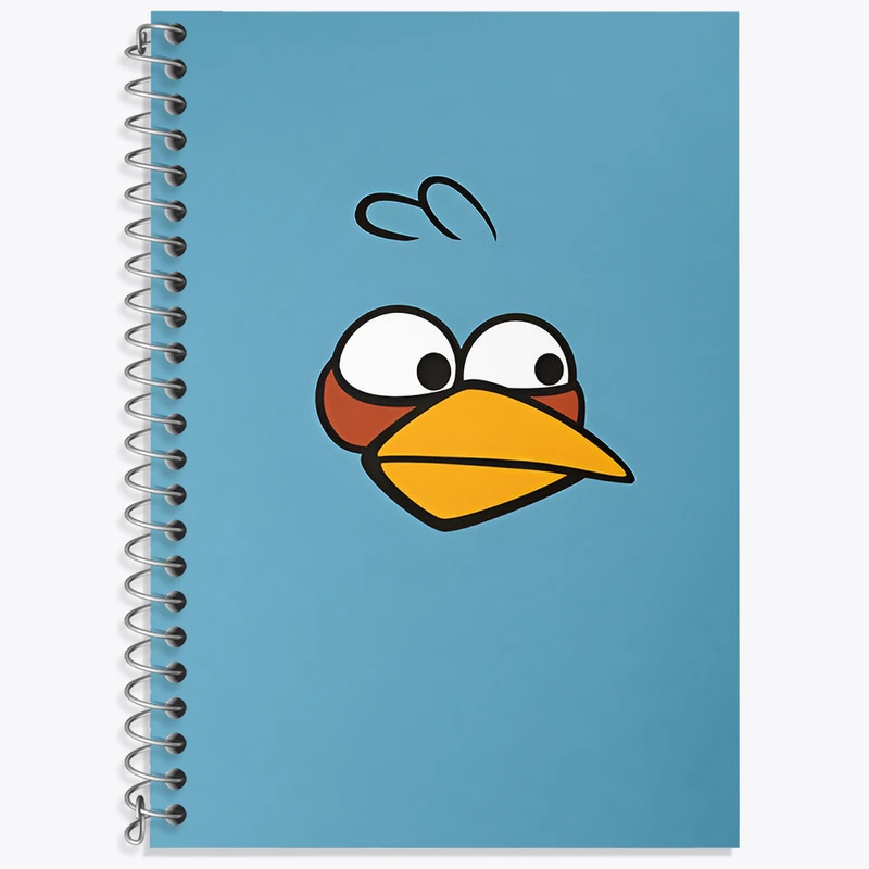 دفتر نت موسیقی 50 برگ خندالو طرح پرندگان خشمگین کد F3305