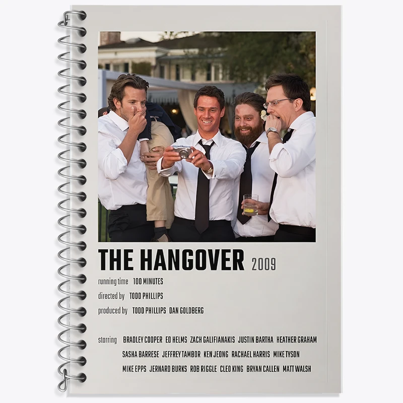 دفتر نت موسیقی 50 برگ خندالو طرح خماری (The Hangover) کد F13396