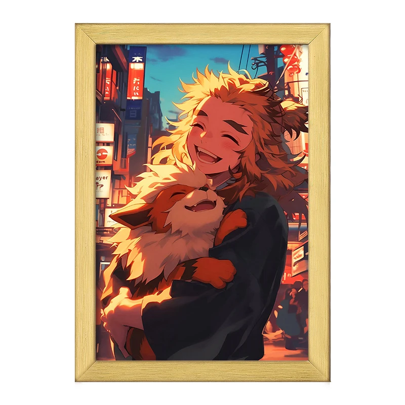 تابلو خندالو طرح پوکمون (pokemon) کد F9786