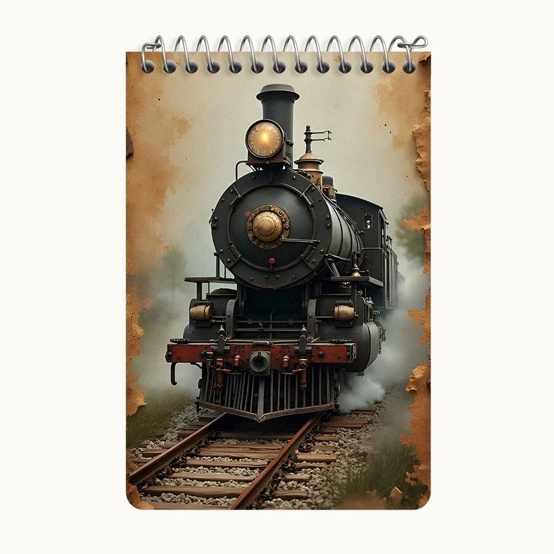 دفتر یادداشت 50 برگ خندالو طرح قطار کد F9487