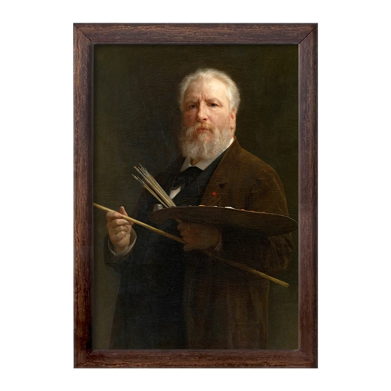 تابلو خندالو طرح سلف پرتره ویلیام بوگرو کد F12499