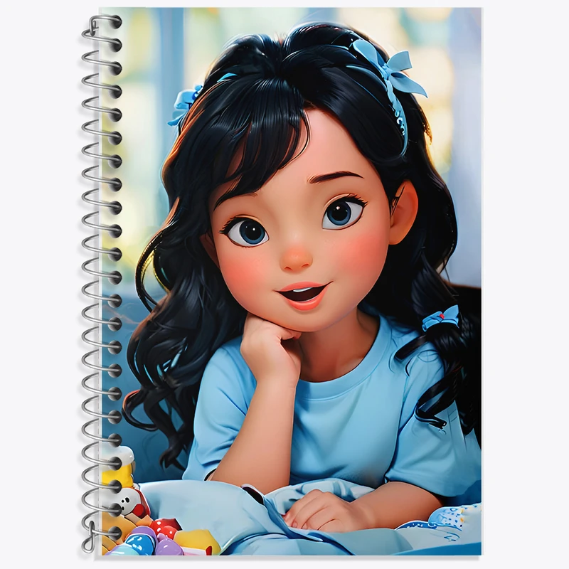 دفتر نت موسیقی 50 برگ خندالو طرح دخترانه کد F8587