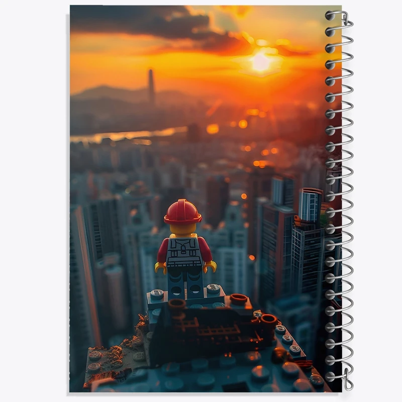 دفتر طراحی 50 برگ خندالو طرح لگو (Lego) کد N2922