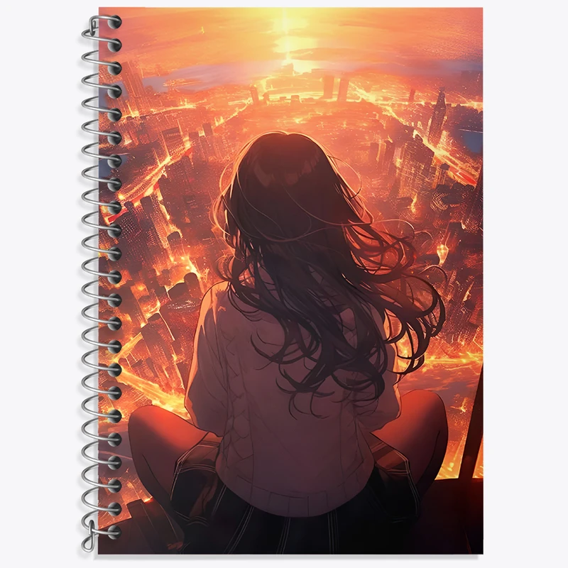 دفتر زبان دوخط 50 برگ خندالو طرح دخترانه کد N7277