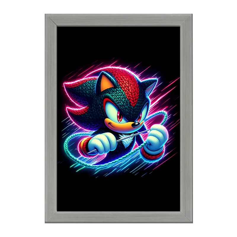 تابلو خندالو طرح سونیک (Sonic) کد F7179