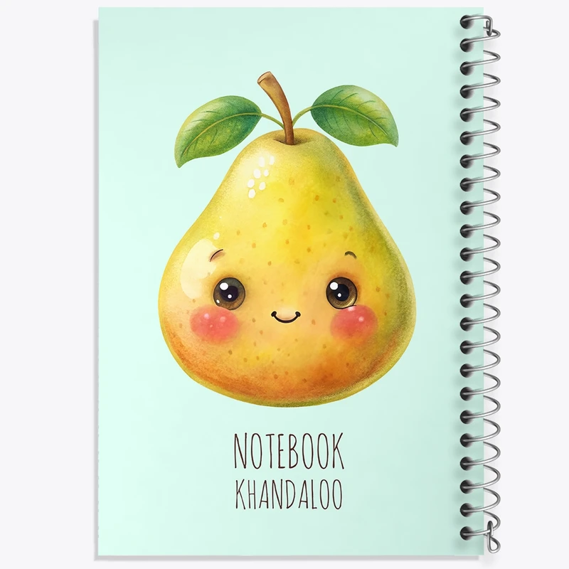 دفتر لیست خرید 50 برگ خندالو طرح گلابی بامزه کد N7784