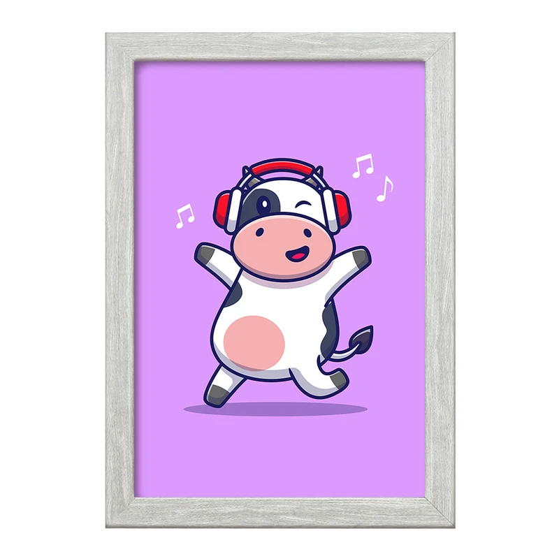 تابلو خندالو طرح گاو  کد 7026