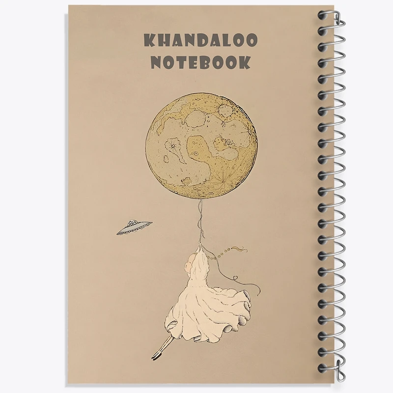 دفتر ژورنال نویسی 50 برگ خندالو مدل نقطه ای طرح دخترانه فانتزی کد N8481