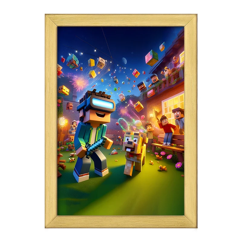 تابلو خندالو طرح ماینکرافت (Minecraft) کد F3545