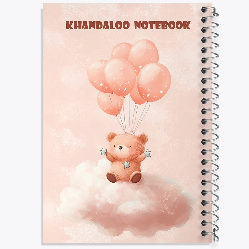 دفتر شطرنجی 50 برگ خندالو طرح خرس بامزه کد N6913