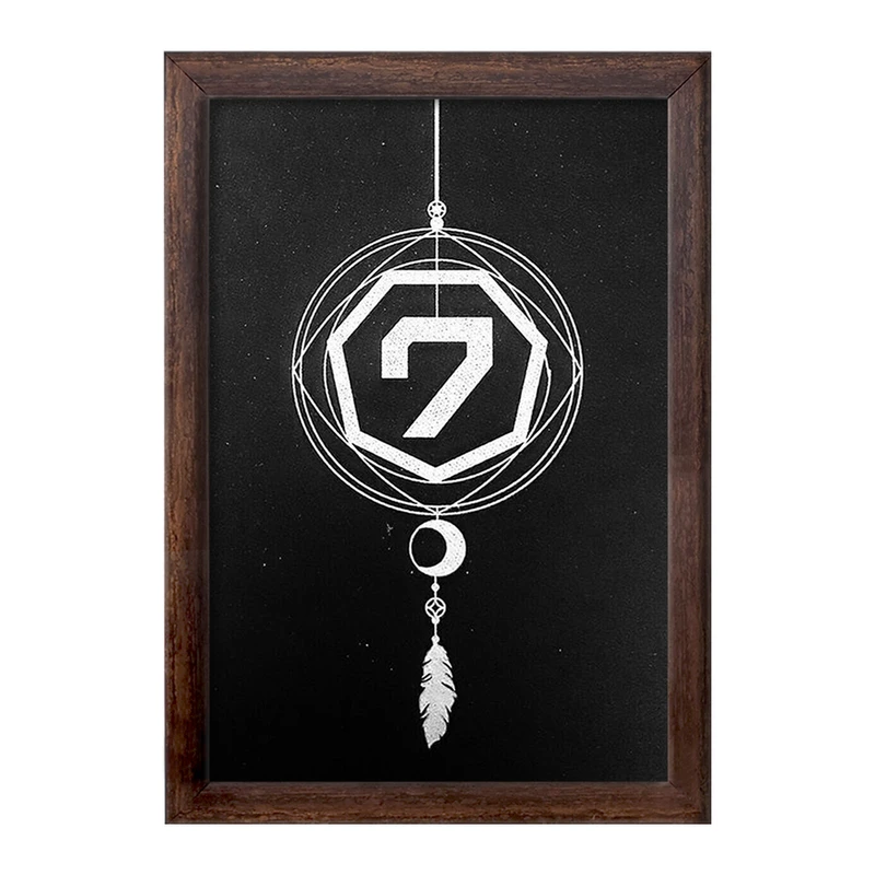 تابلو خندالو طرح گروه گات سون GOT7  کد 21028