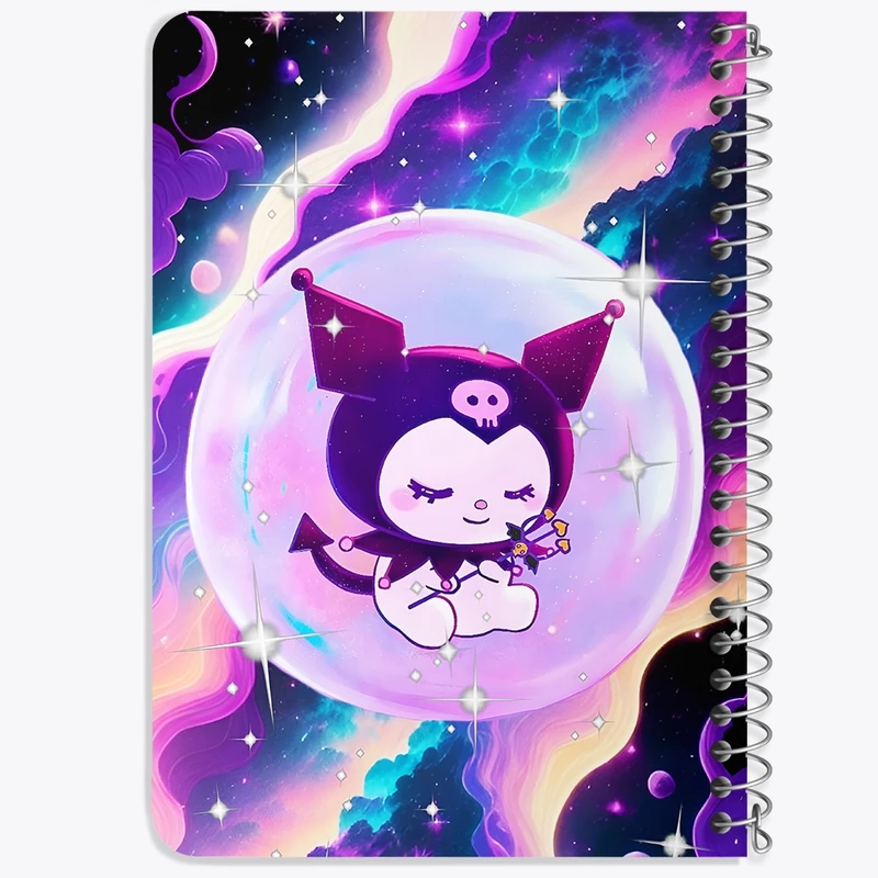 دفتر یادداشت 50 برگ خندالو طرح کرومی (Kuromi) کد N4820