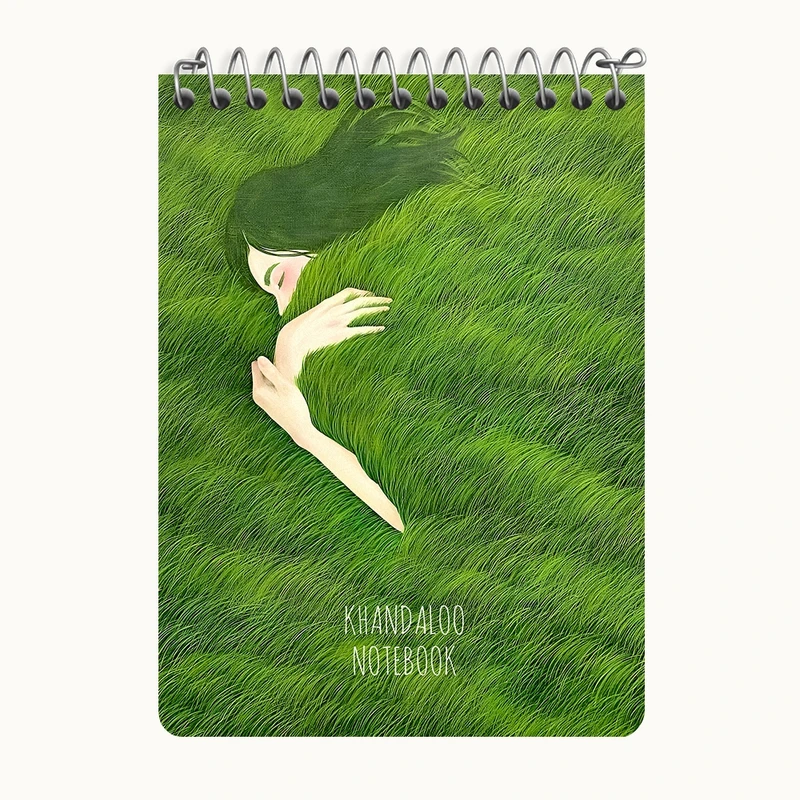 دفتر یادداشت 50 برگ خندالو طرح دخترانه فانتزی کد N8658