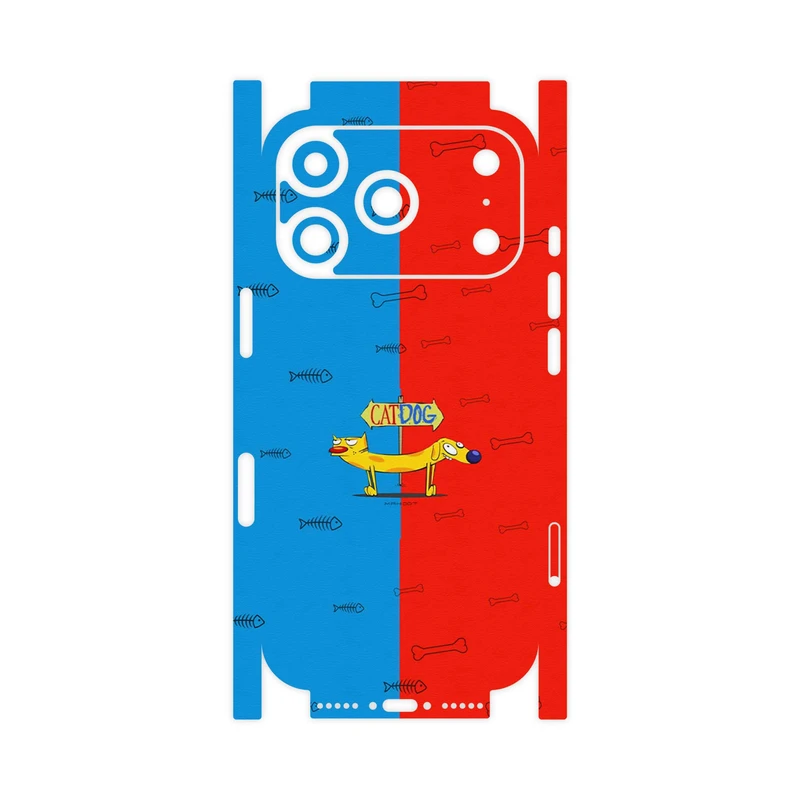 برچسب پوششی ماهوت مدل CatDog-FullSkin مناسب برای گوشی موبایل اپل iPhone 17 Pro