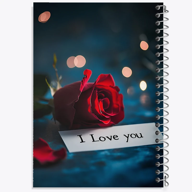 دفتر مشق 100 برگ خندالو طرح I Love You کد F12577