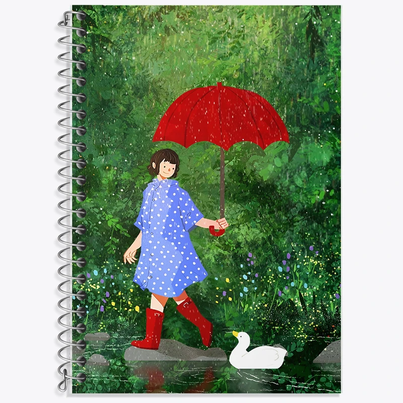 دفتر نت موسیقی 50 برگ خندالو طرح دخترانه فانتزی کد F10909