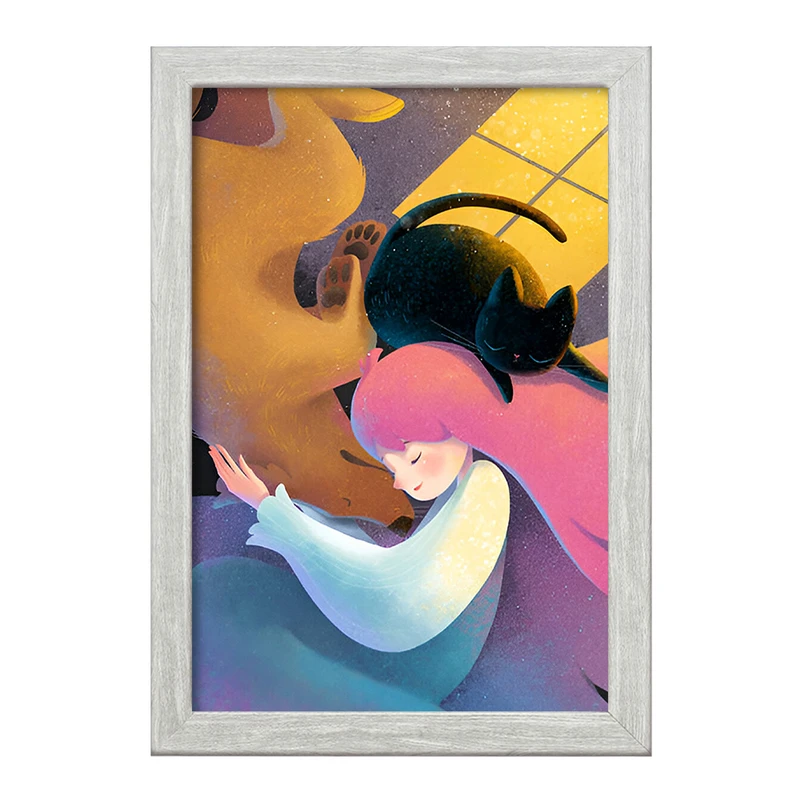 تابلو خندالو طرح دخترانه کد F9205