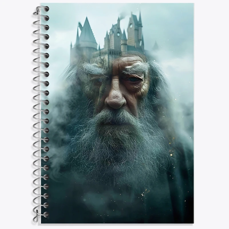 دفتر لغت 50 برگ خندالو طرح گندالف هری پاتر (Harry Potter) کد F14191