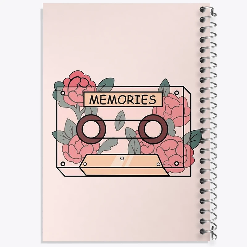 دفتر شطرنجی 50 برگ خندالو طرح نوار کاست کد F3153