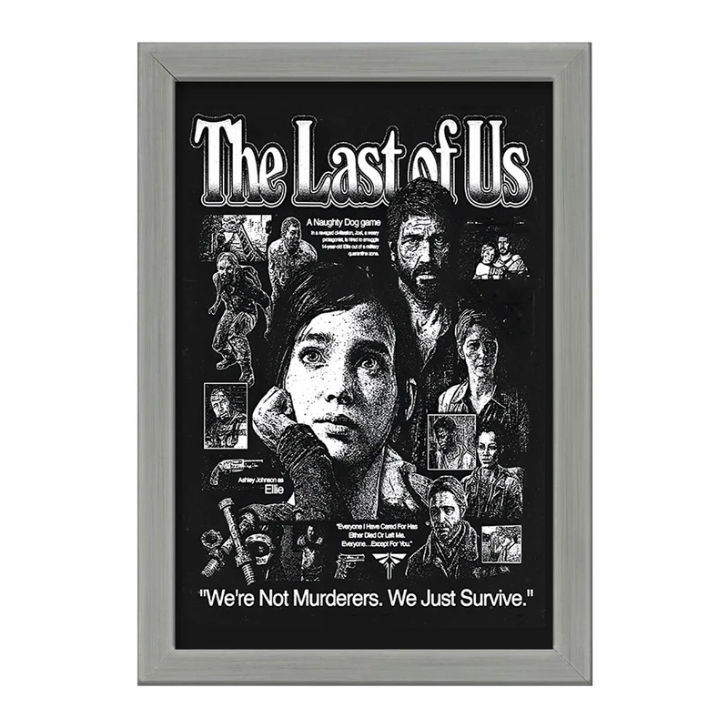 تابلو خندالو طرح لست آف آس (The Last Of Us) کد F13502