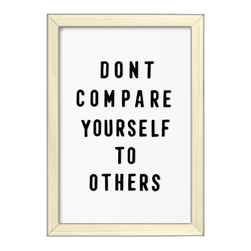 تابلو خندالو طرح Don’t Compare Yourself To Others کد F1938