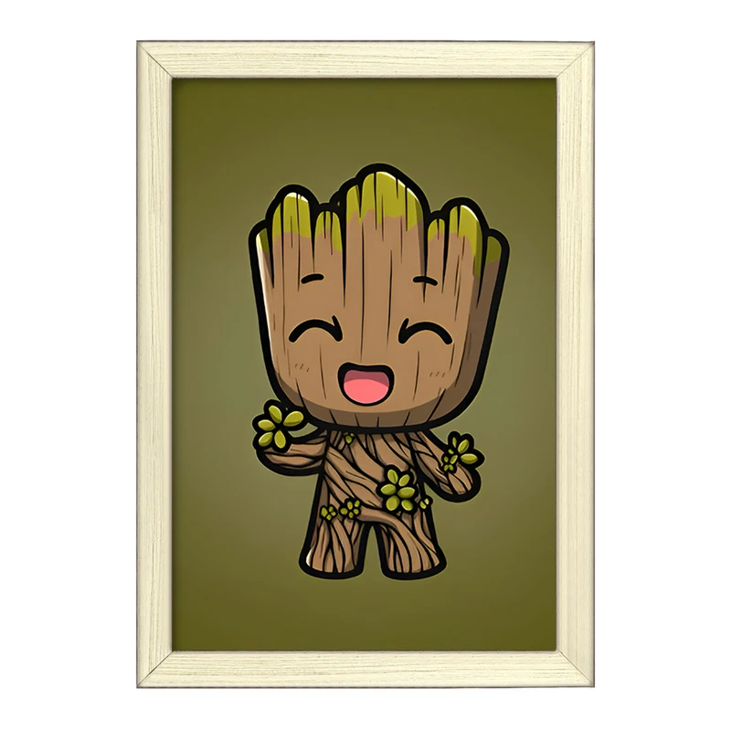 تابلو خندالو طرح گروت (Groot) کد F9416