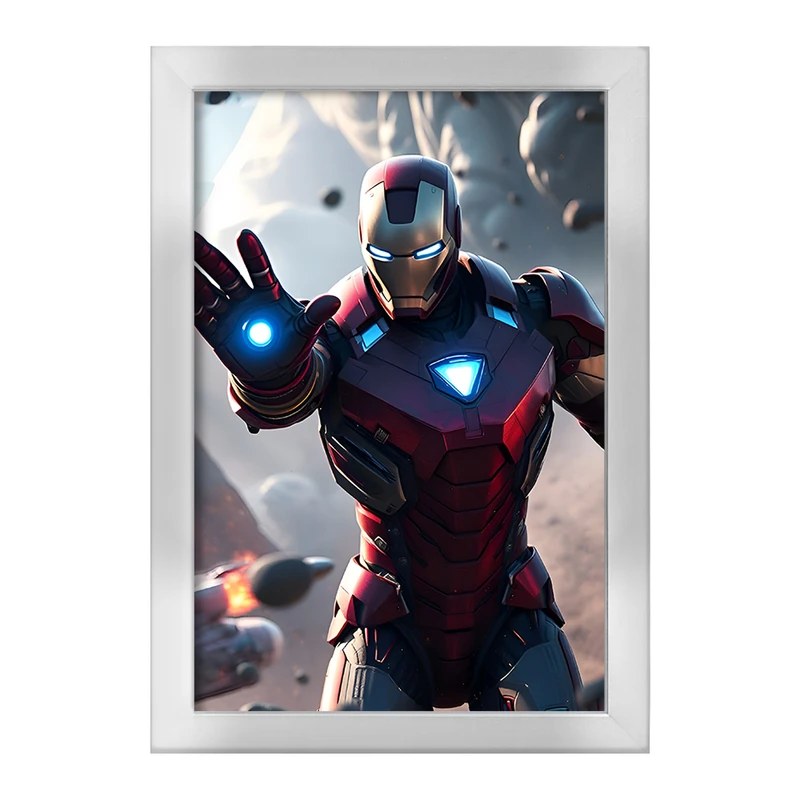 تابلو خندالو طرح مرد آهنی مارول (Marvel) کد F12721