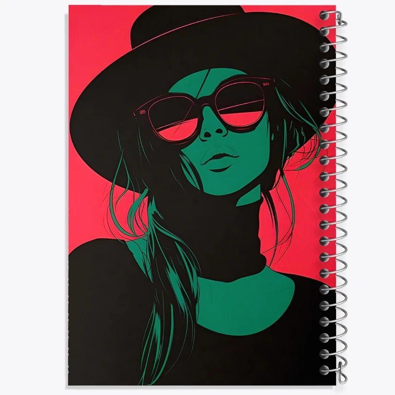 دفتر شطرنجی 50 برگ خندالو طرح دخترانه کد F4802