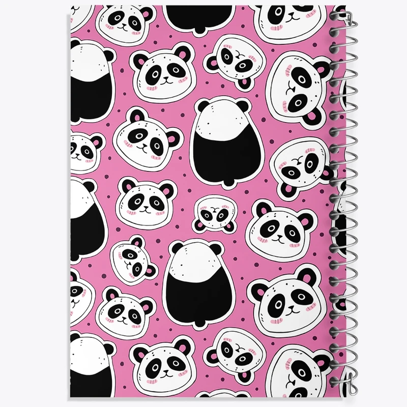 دفتر طراحی 50 برگ خندالو طرح پاندا کد N435