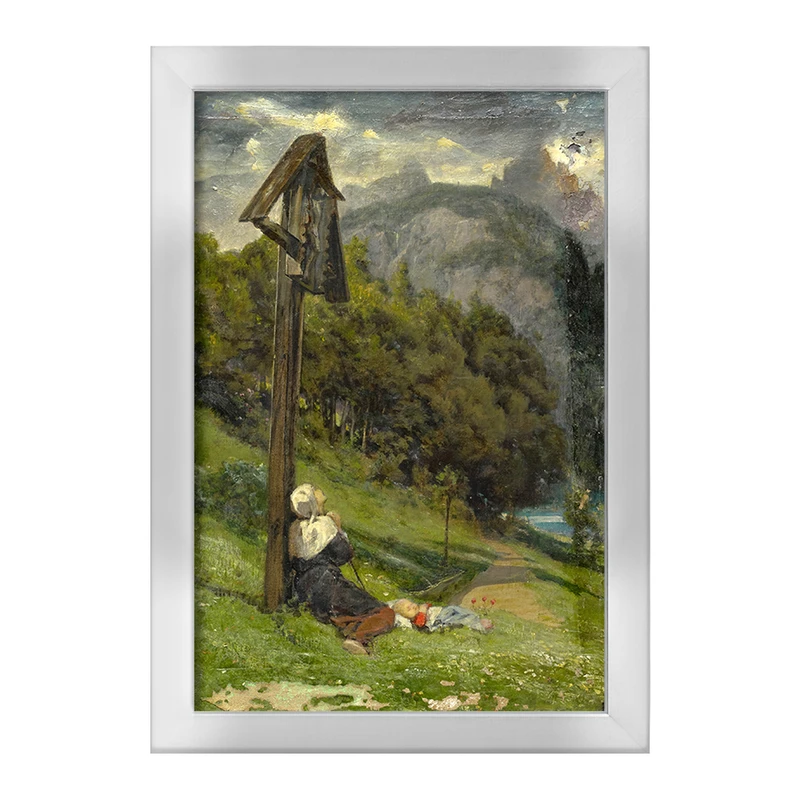 تابلو خندالو طرح نقاشی آرولید اثر ارنست استوکلبرگ کد F12477