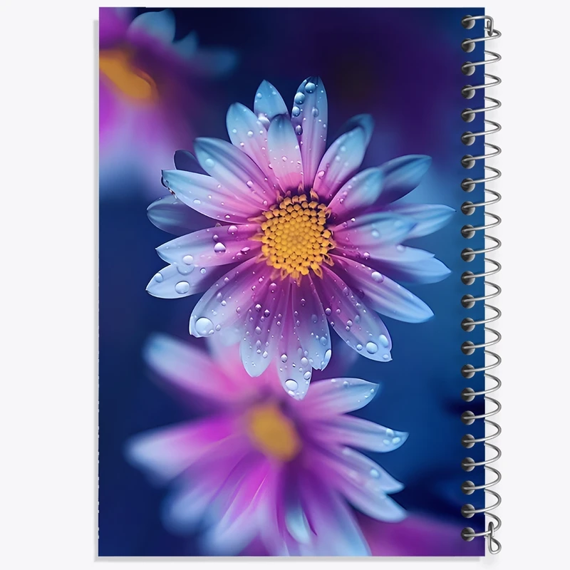 دفتر ژورنال نویسی 50 برگ خندالو مدل نقطه ای طرح گل کد F11984