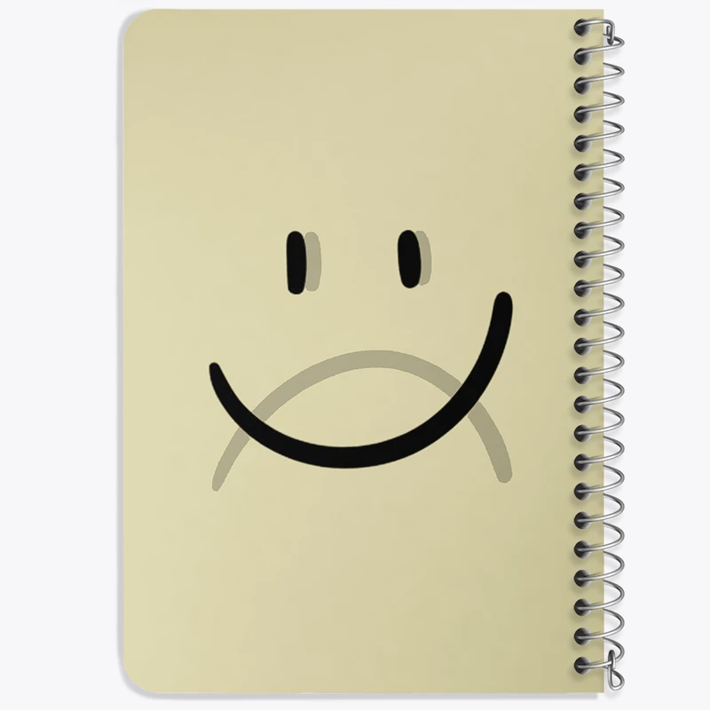 دفتر یادداشت 50 برگ خندالو طرح خوشحال و ناراحت کد F1881
