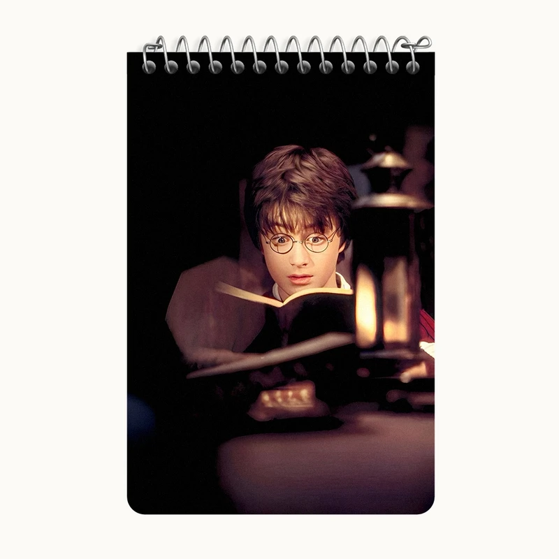 دفتر یادداشت 50 برگ خندالو طرح هری پاتر (Harry Potter) کد F6001