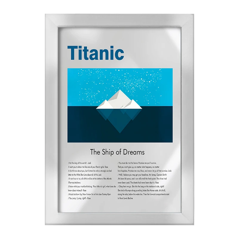 تابلو خندالو طرح تایتانیک (Titanic) کد F13855