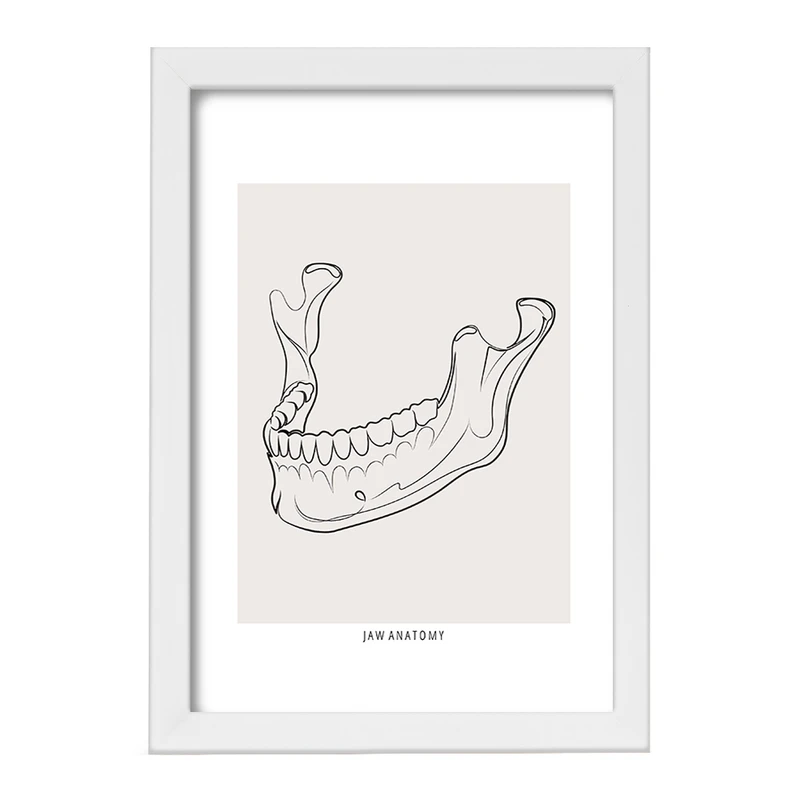 تابلو خندالو طرح آناتومی فک (Jaw Anatomy) کد F13939