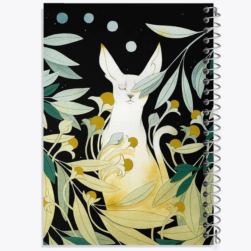 دفتر طراحی 50 برگ خندالو طرح گربه  کد F148