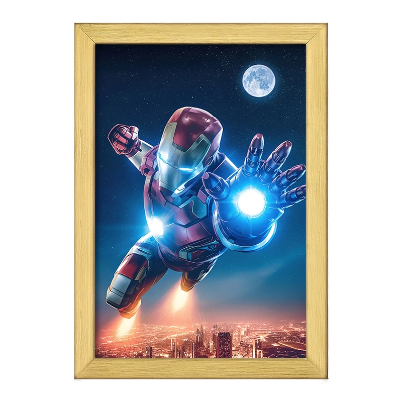 تابلو خندالو طرح مرد آهنی مارول (Marvel) کد F10746