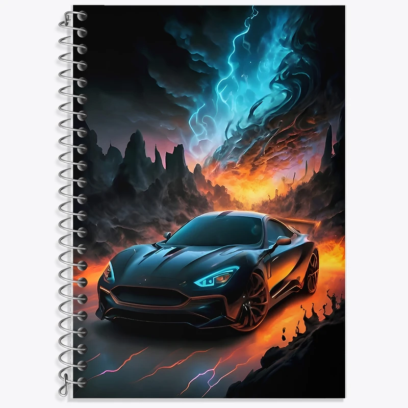 دفتر لغت 50 برگ خندالو طرح ماشین اسپرت کد F9129