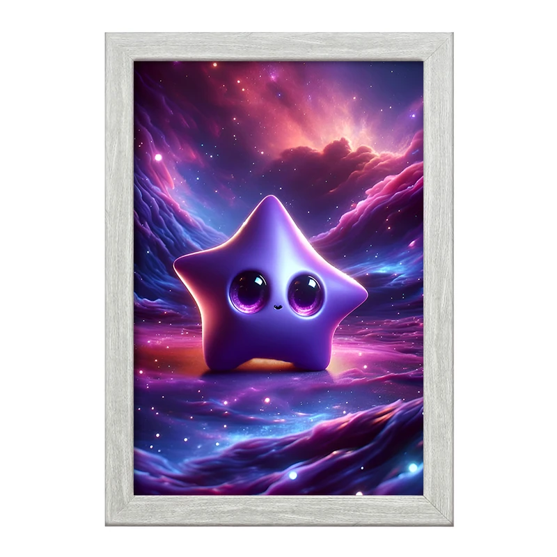 تابلو خندالو طرح ستاره ی کهکشانی کد F7543