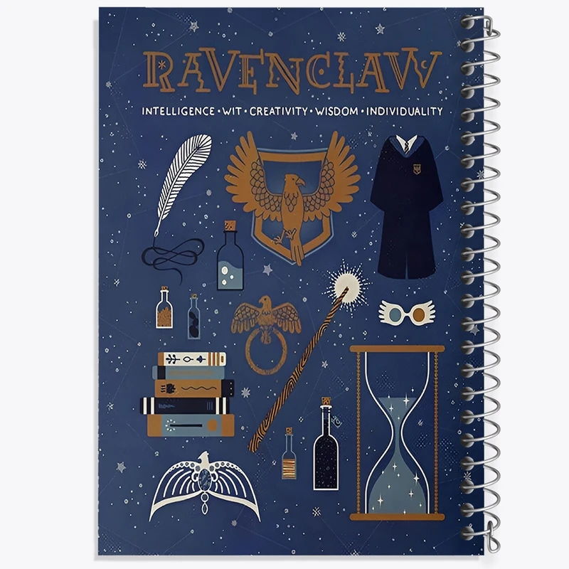 دفتر شطرنجی 50 برگ خندالو طرح هری پاتر (Harry Potter) کد F9743