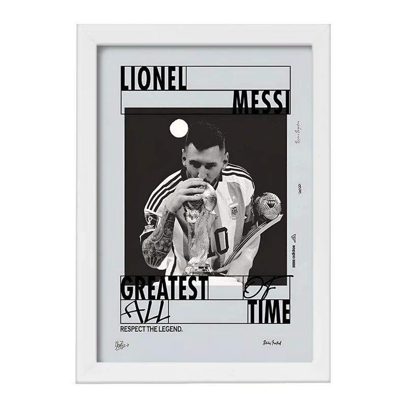 تابلو خندالو طرح لیونل مسی کد F13476