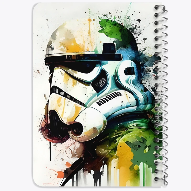 دفتر یادداشت 50 برگ خندالو طرح جنگ ستارگان (Star Wars)  کد N4526