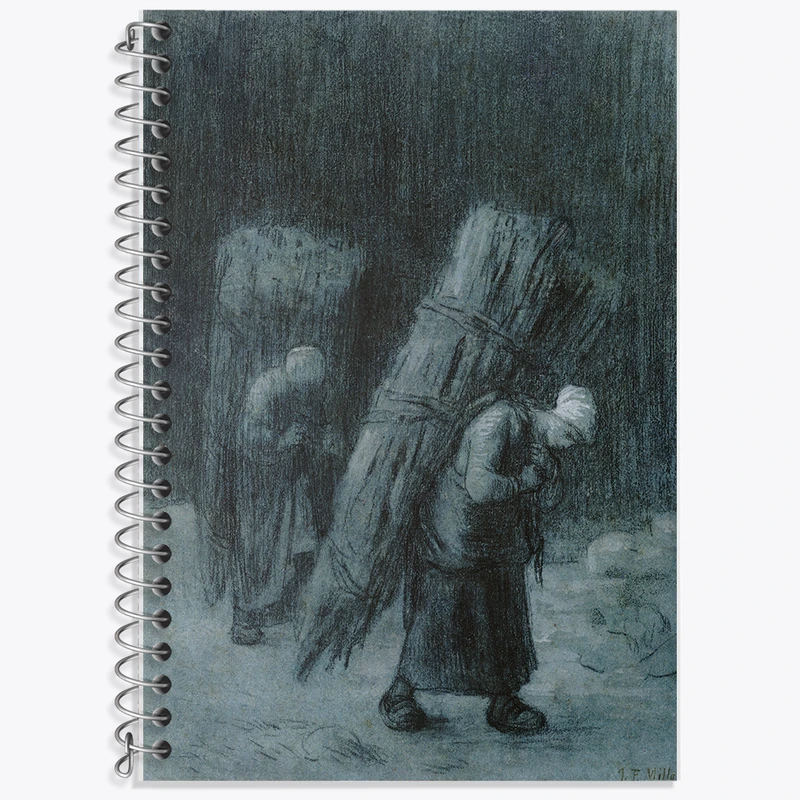 دفتر نت موسیقی 50 برگ خندالو طرح نقاشی توده هیزم اثر ژان فرانسوا میله کد F12330