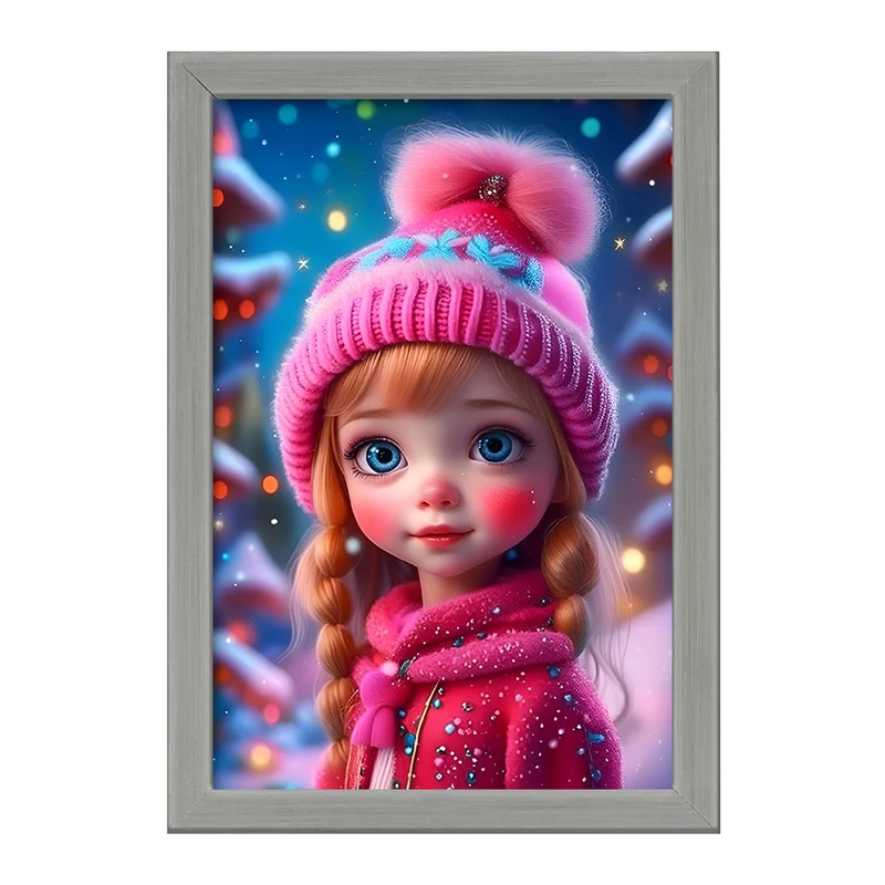 تابلو خندالو طرح دخترانه کیوت کد F6158