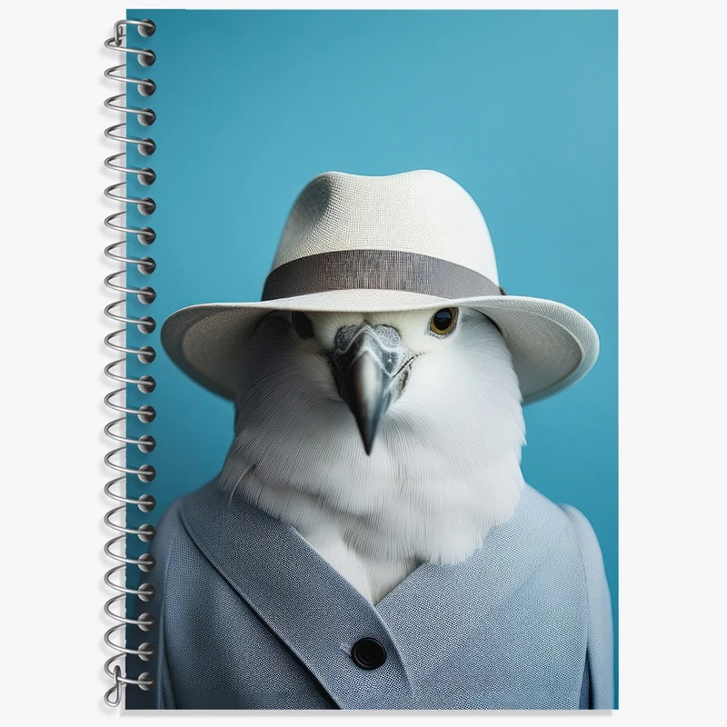 دفتر لغت 50 برگ خندالو طرح کبوتر بامزه کد F3226