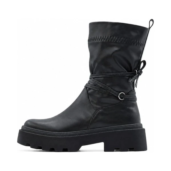 کفش نیم بوت زنانه استرج بندی مدل 0117_Boots
