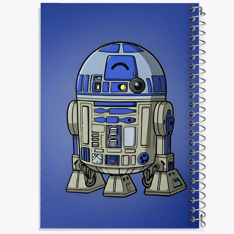 دفتر مشق 50 برگ خندالو طرح R2-D2 کد F9440