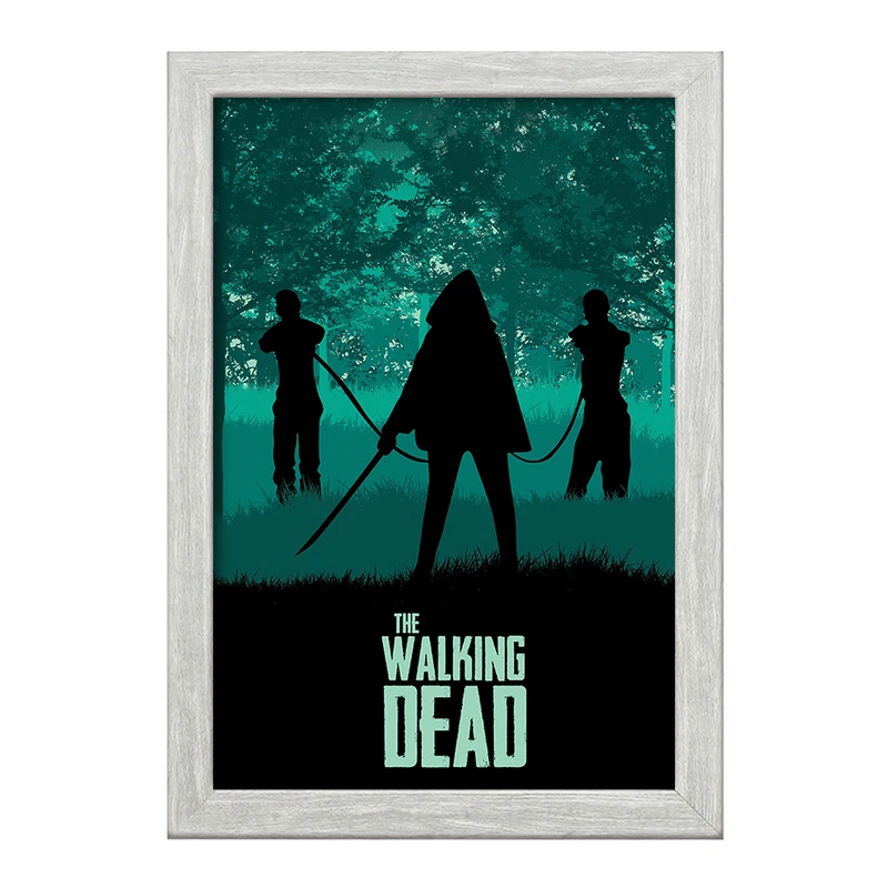 تابلو خندالو طرح سریال مردگان متحرک The Walking Dead  کد 10183