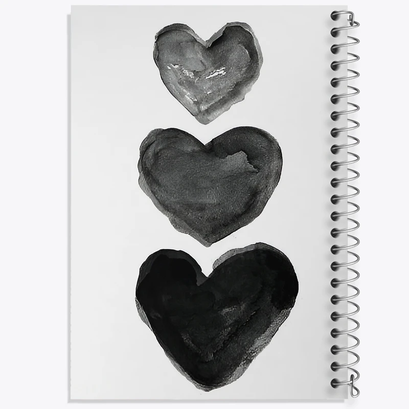 دفتر لیست خرید 50 برگ خندالو طرح قلب کد F3882